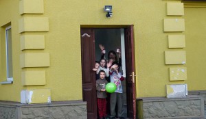Kinderen uit het kinderhuis in Novovolynsk, Oekraïne.