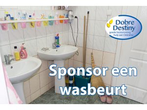 sponsor een wasbeurt voor het kinderhuis