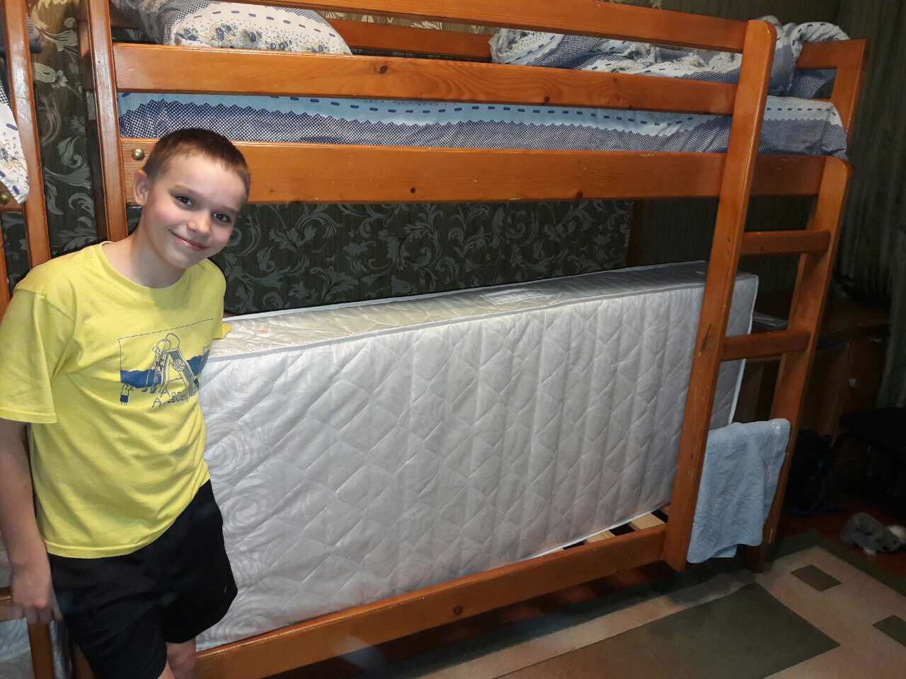 nieuwe matrassen voor het kinderhuis