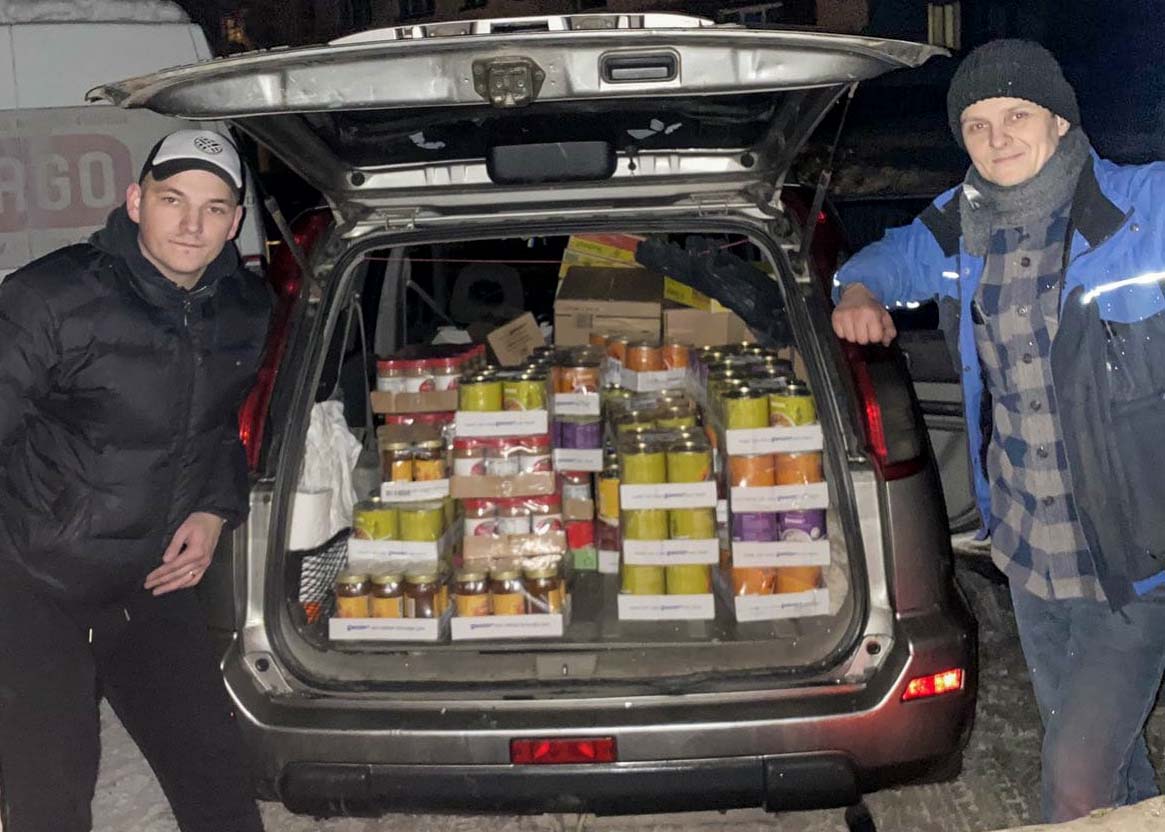 Voedselhulp uit Nederland komt aan op bestemming in Donetsk