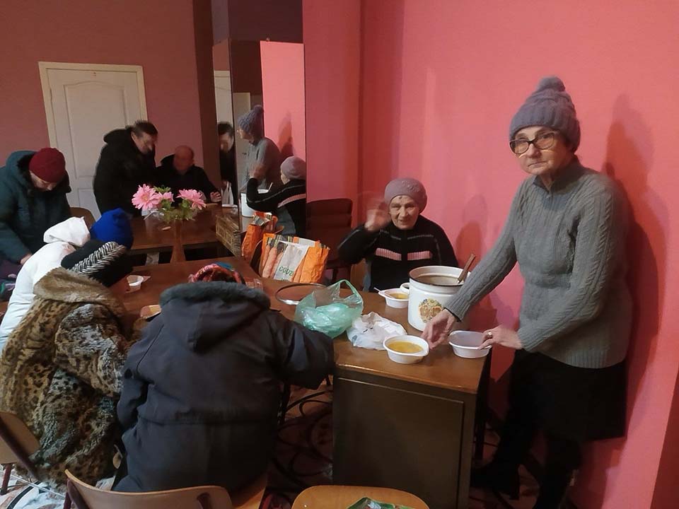 Voedsel voor de armen in Oekraïne